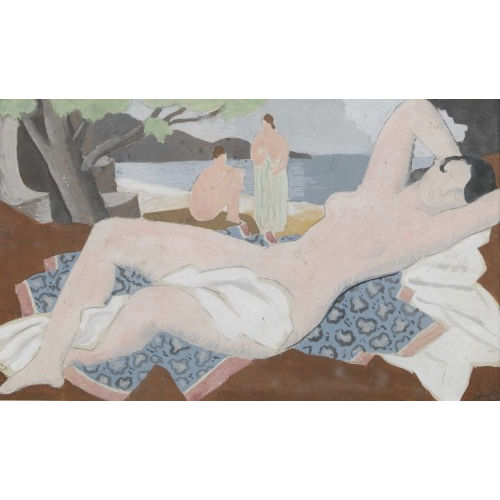 PAUL TH�OPHILE ROBERT : Baigneuse au bord du lac (DOBIASCHOFSKY AUKTIONEN AG)