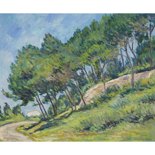 MARKUS JENZER : 'Provence, Pinienw�ldchen' (DOBIASCHOFSKY AUKTIONEN AG)