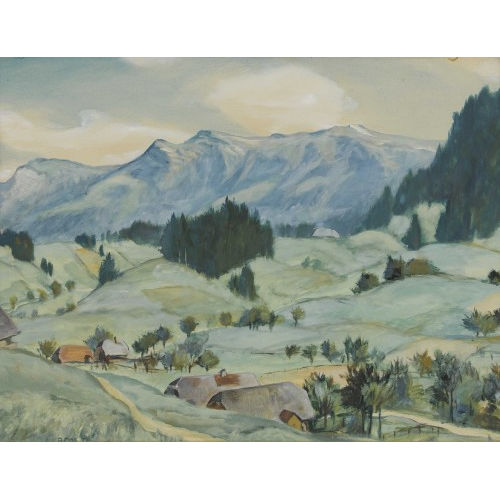 RUDOLF M�LLER : 'Baichlen im Entlebuch' (DOBIASCHOFSKY AUKTIONEN AG)
