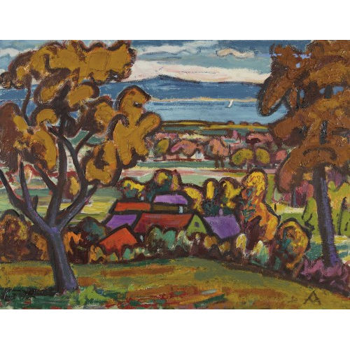 ADOLF MATHYS : 'Herbst am Bodensee' (DOBIASCHOFSKY AUKTIONEN AG)