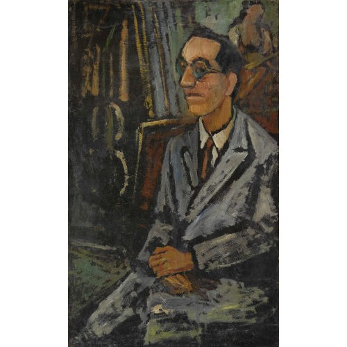 ALFREDO CINI : Portr�t eines sitzenden Mannes (DOBIASCHOFSKY AUKTIONEN AG)