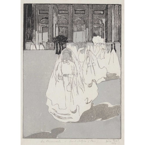ALICE BAILLY : 'Les Communiants � Saint-Sulpice (Paris)' (DOBIASCHOFSKY AUKTIONEN AG)