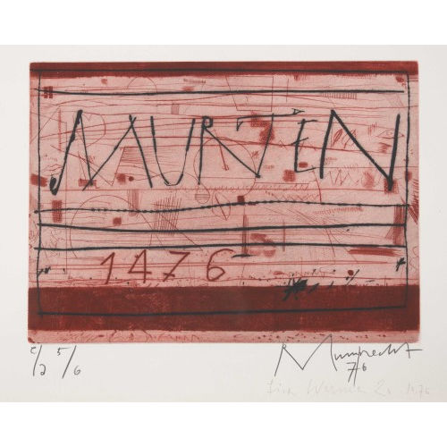 RUDOLF MUMPRECHT : 'Murten 1476' (DOBIASCHOFSKY AUKTIONEN AG)