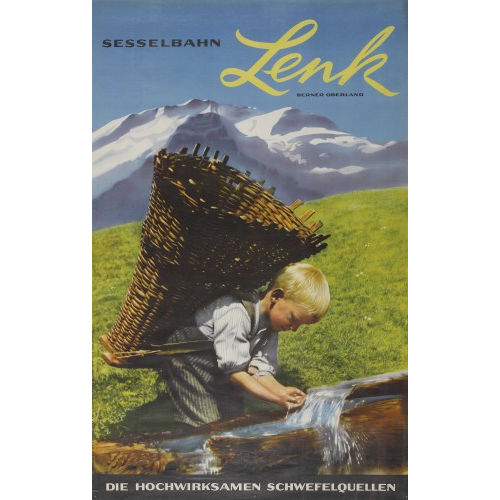 LEO KECK : 'Lenk Berner Oberland' (DOBIASCHOFSKY AUKTIONEN AG)