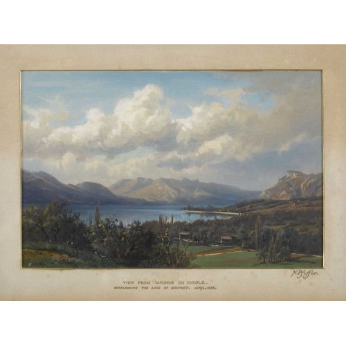 NIKLAUS PFYFFER : Lac du Bourget (DOBIASCHOFSKY AUKTIONEN AG)