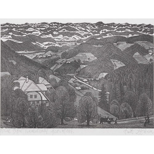 EMIL ZBINDEN : 'Blick gegen Trachselwald' (DOBIASCHOFSKY AUKTIONEN AG)