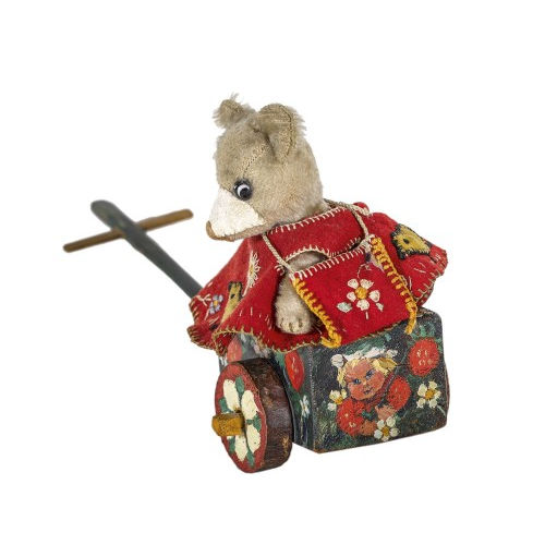 MILI WEBER : Leiterwagen mit Teddyb�r (DOBIASCHOFSKY AUKTIONEN AG)