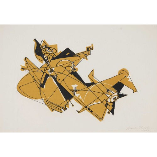 WALTER BODMER : Abstrahierte Figur (DOBIASCHOFSKY AUKTIONEN AG)