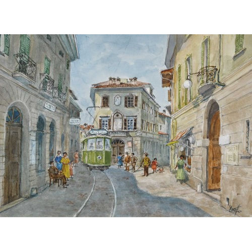 TEO HORAT : 'Il caro Dolce-Verde che circolava tra Chiasso e Capolago' (DOBIASCHOFSKY AUKTIONEN AG)