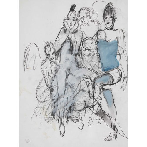 MARIO COMENSOLI : 'Ballerine e angeli' (DOBIASCHOFSKY AUKTIONEN AG)
