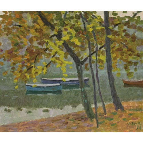 LEO DECK : 'Am Wohlensee' (DOBIASCHOFSKY AUKTIONEN AG)