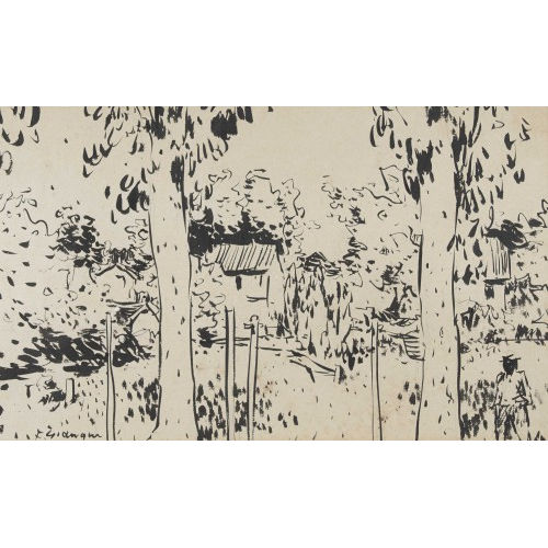 FERNAND GIAUQUE : Im Park (DOBIASCHOFSKY AUKTIONEN AG)
