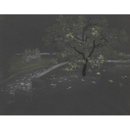 ERNST KREIDOLF : Baum am Fluss (DOBIASCHOFSKY AUKTIONEN AG)