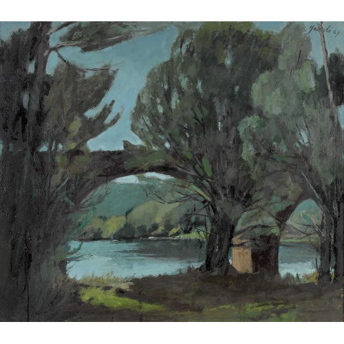 JEANNE) JANEB� (EIGTL. BARRAUD-PELLET : 'La rivi�re' (DOBIASCHOFSKY AUKTIONEN AG)