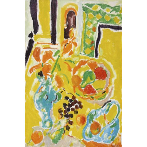 JEAN-LOUIS PIGUET : Stillleben mit Fr�chten und Vase (DOBIASCHOFSKY AUKTIONEN AG)