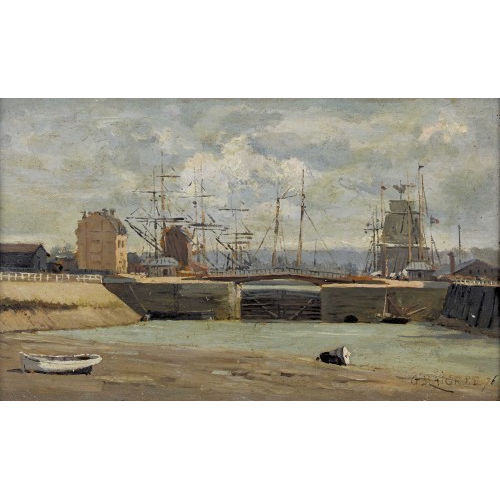 GEORGES EDMOND MAIGRET : 'Honfleur' (DOBIASCHOFSKY AUKTIONEN AG)