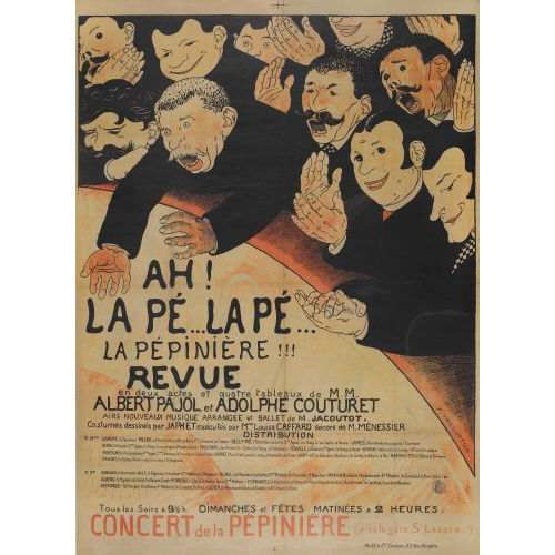 F�LIX VALLOTTON : 'Ah! La P�... La P�... La P�pini�re!!! Revue en deux actes et quatre tableaux de M.M.' (DOBIASCHOFSKY AUKTIONEN AG)