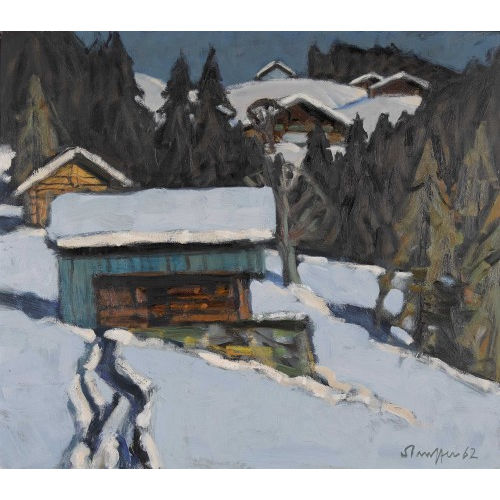FRED STAUFFER : 'Wintersonne' (DOBIASCHOFSKY AUKTIONEN AG)