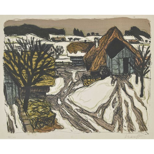 FRED STAUFFER : Schneeschmelze (DOBIASCHOFSKY AUKTIONEN AG)