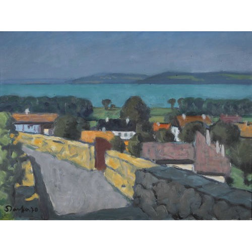FRED STAUFFER : Sommerliche Seeuferlandschaft (DOBIASCHOFSKY AUKTIONEN AG)