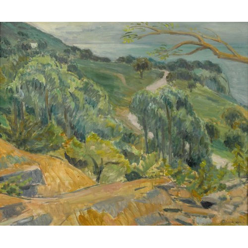 WILHELM GIMMI : 'La route de Chardonne' (DOBIASCHOFSKY AUKTIONEN AG)