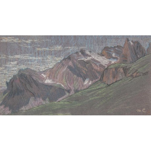 MARTHA CUNZ : Bergkette (DOBIASCHOFSKY AUKTIONEN AG)