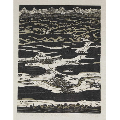 EMIL ZBINDEN : 'Schweizer Landschaft' (DOBIASCHOFSKY AUKTIONEN AG)