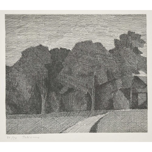 G�RARD DE PAL�ZIEUX : 'Paysage � Grignan' (DOBIASCHOFSKY AUKTIONEN AG)