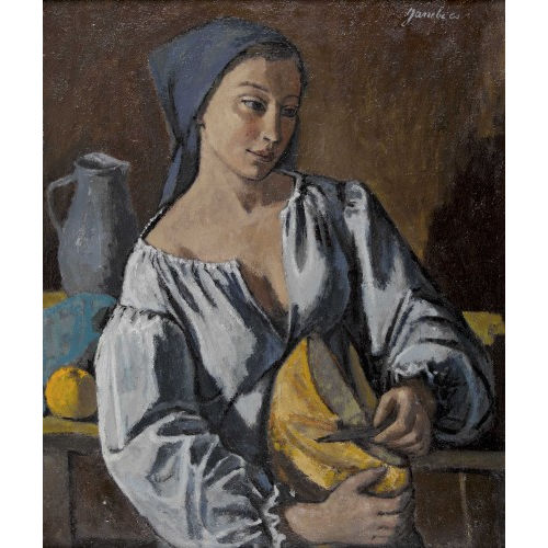 JEANNE) JANEB� (EIGTL. BARRAUD-PELLET : 'La coupeuse de pain' (DOBIASCHOFSKY AUKTIONEN AG)