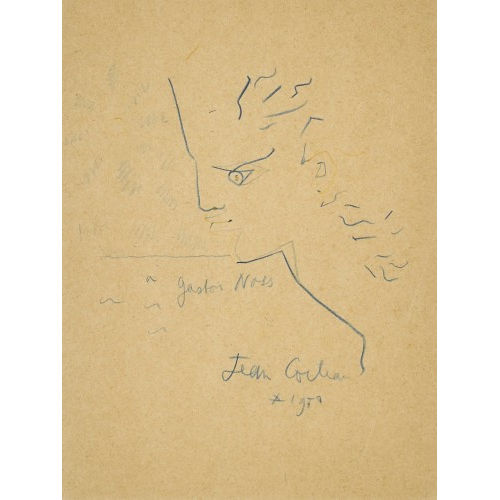 JEAN COCTEAU : 'Profil gauche' (DOBIASCHOFSKY AUKTIONEN AG)