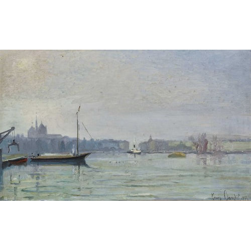 LOUIS-AM�D�E BAUDIT : 'La rade' (DOBIASCHOFSKY AUKTIONEN AG)