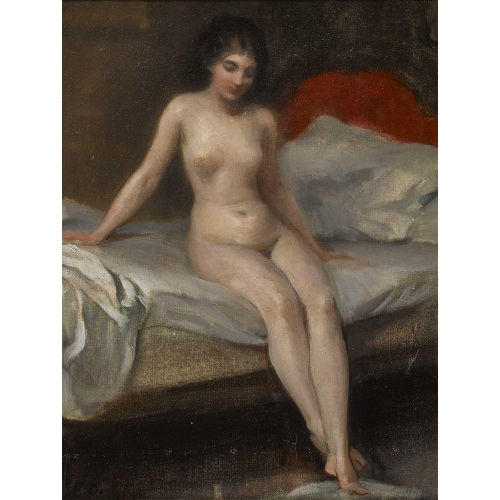 AUGUSTE FR�D�RIC DUFAUX : 'Nu assis' (DOBIASCHOFSKY AUKTIONEN AG)