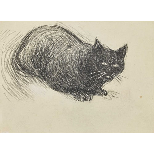 TH�OPHILE-ALEXANDRE STEINLEN : Katze (DOBIASCHOFSKY AUKTIONEN AG)