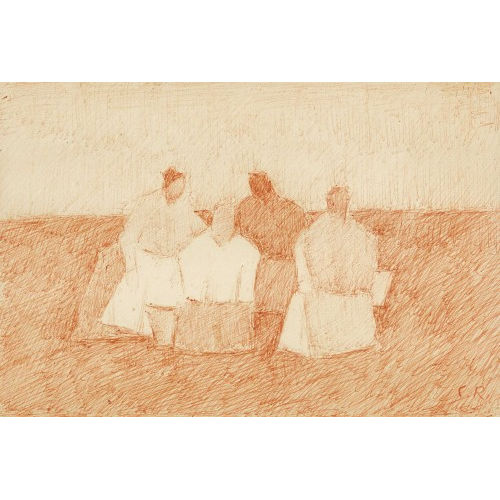 CARL ROESCH : Sitzende Frauen (DOBIASCHOFSKY AUKTIONEN AG)