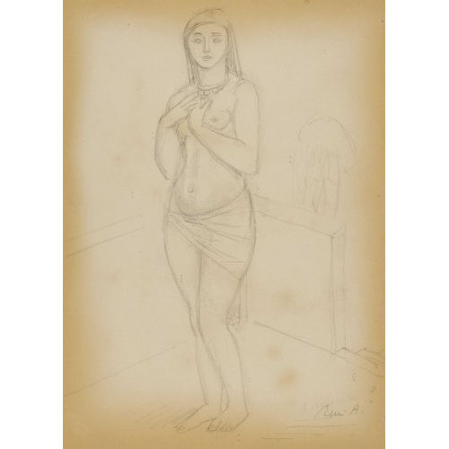 REN� AUBERJONOIS : Jeune femme (DOBIASCHOFSKY AUKTIONEN AG)