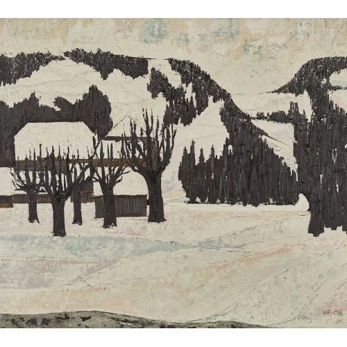 URS FLURY : Winterlandschaft (DOBIASCHOFSKY AUKTIONEN AG)
