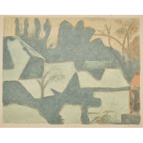CUNO AMIET : 'Winterlandschaft auf der Oschwand' (DOBIASCHOFSKY AUKTIONEN AG)