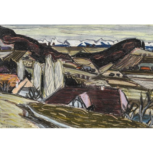 FRED STAUFFER : Emmentaler Landschaft (DOBIASCHOFSKY AUKTIONEN AG)