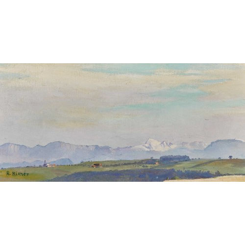 ROBERT KIENER : Blick auf den Titlis (DOBIASCHOFSKY AUKTIONEN AG)