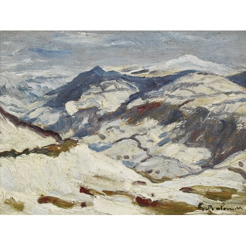 GASTON BALANDE : Winterlandschaft (DOBIASCHOFSKY AUKTIONEN AG)