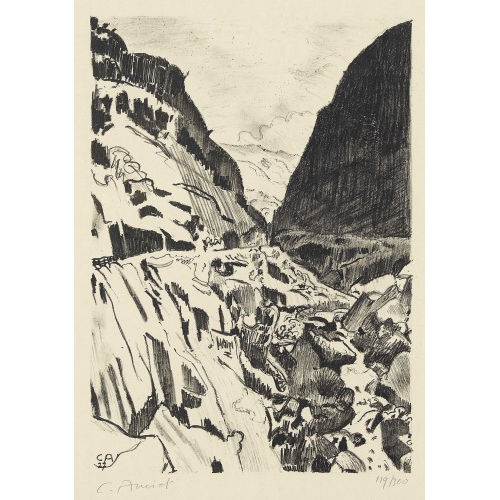 CUNO AMIET : 'Hinterstockschlucht' (DOBIASCHOFSKY AUKTIONEN AG)