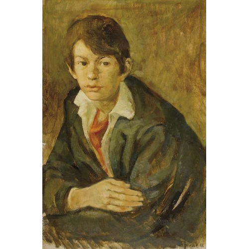 PIERRE STAMPFLI : Portr�t eines Jungen (DOBIASCHOFSKY AUKTIONEN AG)