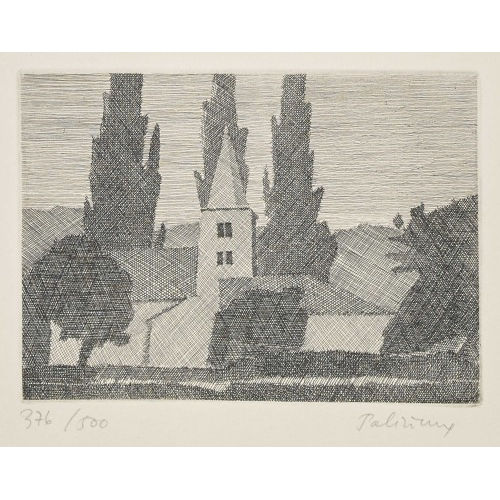 G�RARD DE PAL�ZIEUX : 'Notre-Dame des Marais � Sierre I' (DOBIASCHOFSKY AUKTIONEN AG)