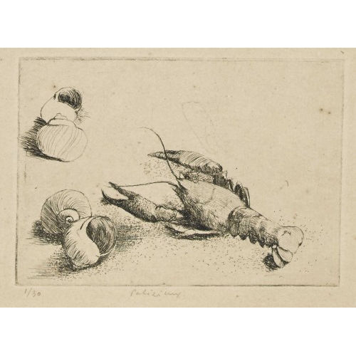 G�RARD DE PAL�ZIEUX : '�crevisse' (DOBIASCHOFSKY AUKTIONEN AG)