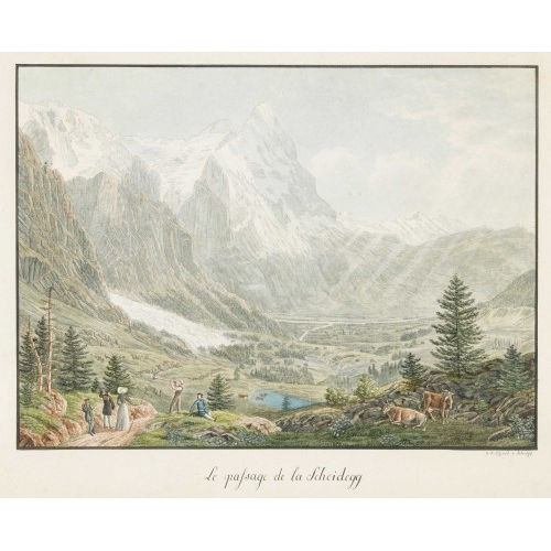 DAVID ALOIS SCHMID : 'Le paysage de la Scheidegg' (DOBIASCHOFSKY AUKTIONEN AG)