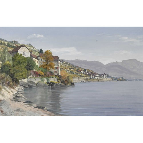 ALBERT DUPLAIN : Treytorrens am Genfersee (DOBIASCHOFSKY AUKTIONEN AG)