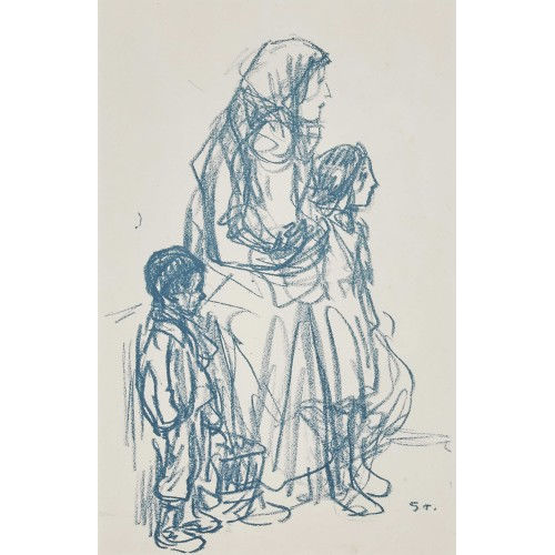 TH�OPHILE-ALEXANDRE STEINLEN : Armut (DOBIASCHOFSKY AUKTIONEN AG)