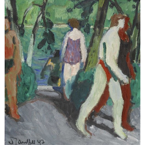 FRED STAUFFER : Die Badenden (DOBIASCHOFSKY AUKTIONEN AG)