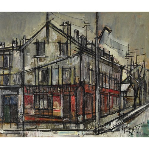 ROGER LERSY : Sc�ne de rue (DOBIASCHOFSKY AUKTIONEN AG)