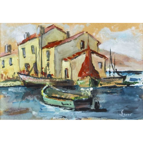MAXIMILIEN LUCE : S�dliche Hafenpartie (DOBIASCHOFSKY AUKTIONEN AG)